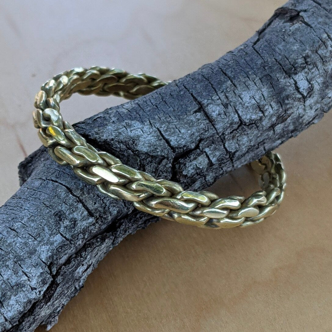 Brass Wrap Bracelet