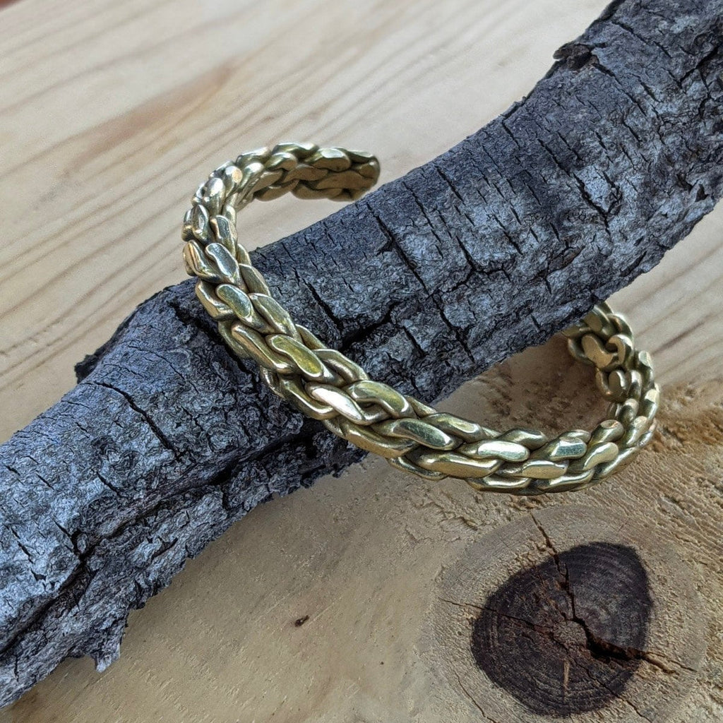 Brass Wrap Bracelet