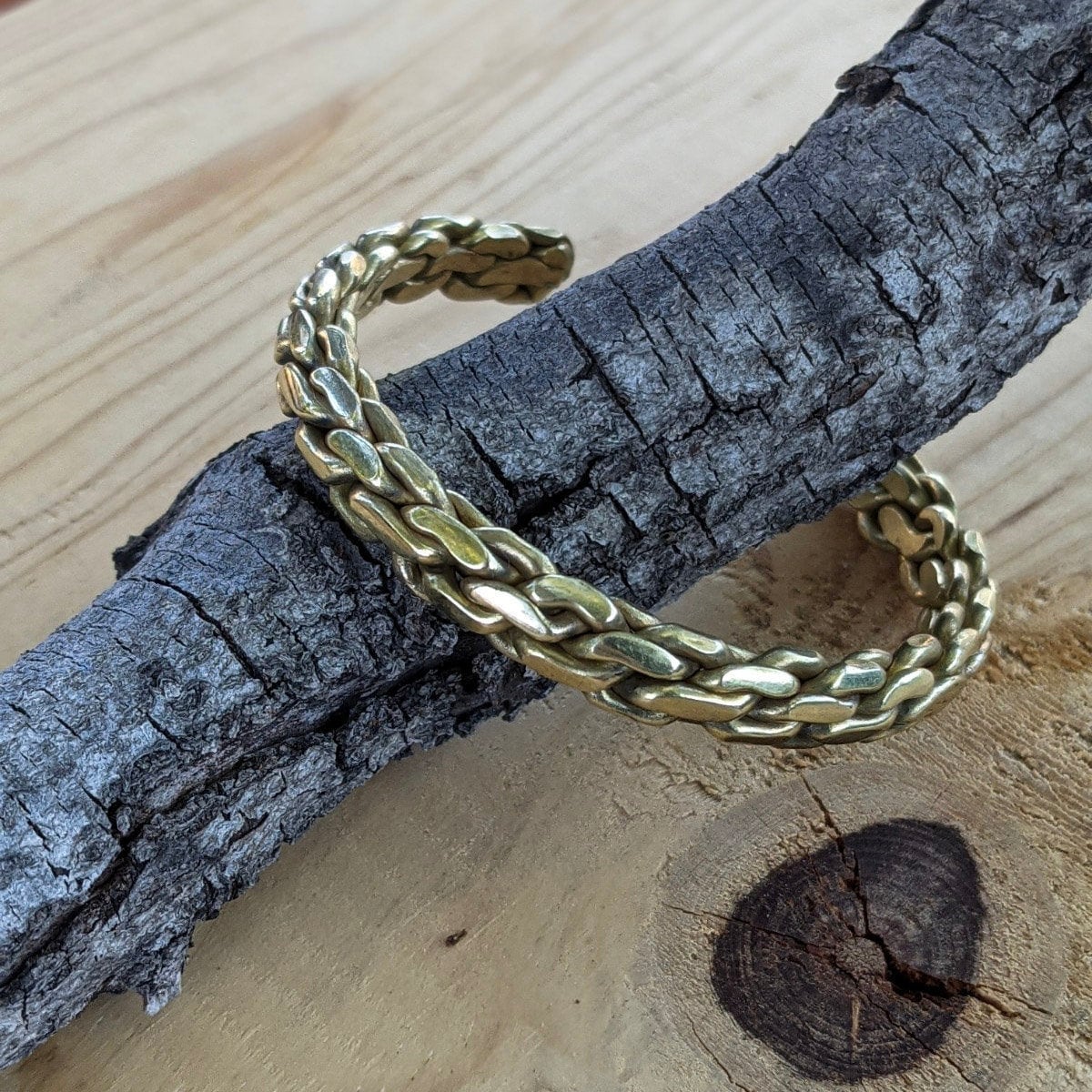 Brass Wrap Bracelet