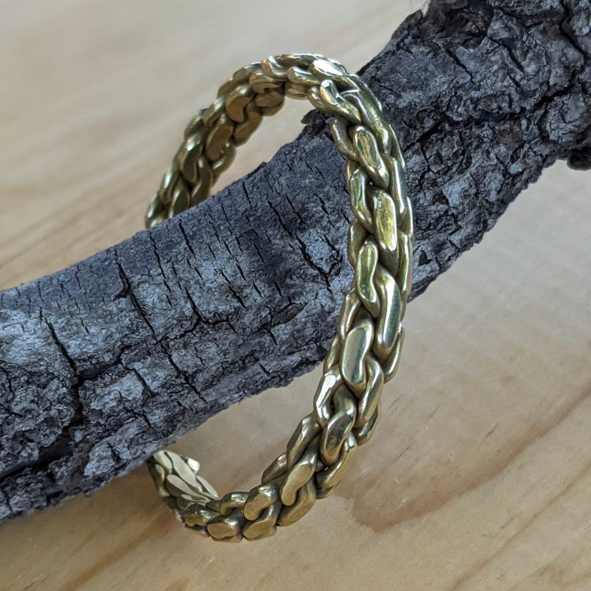 Brass Wrap Bracelet