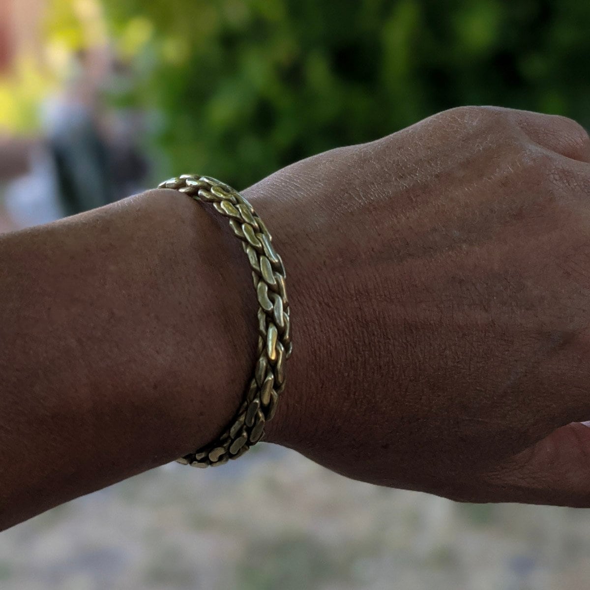 Brass Wrap Bracelet