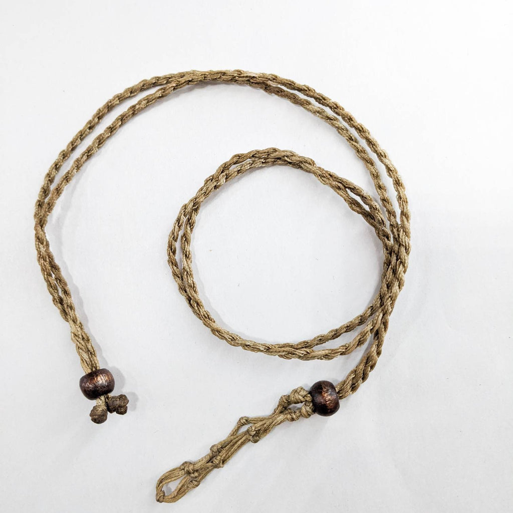 macramé pouches Crystal Holder necklace large size