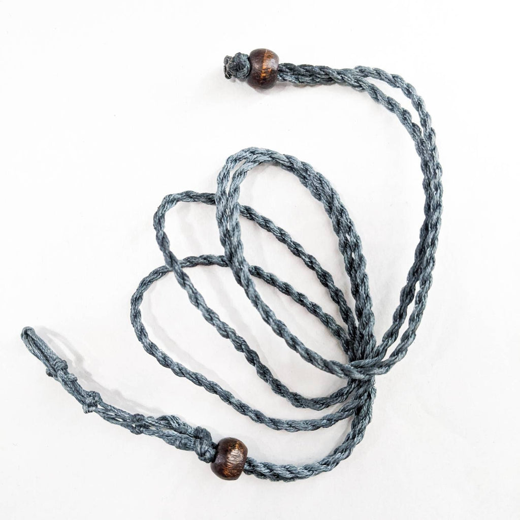 macramé pouches Crystal Holder necklace large size