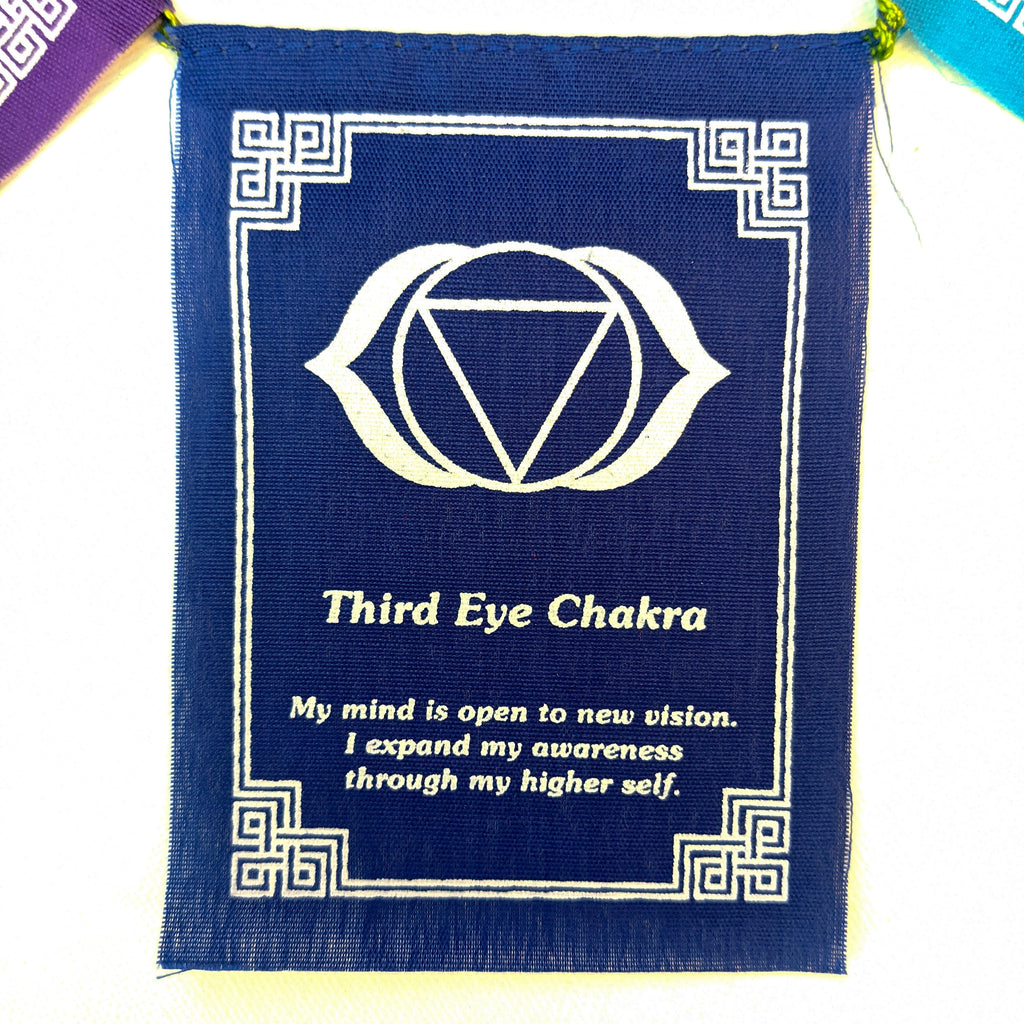 Chakra Prayer Flags: Spiritual Home Decor, Yoga Meditation Flags