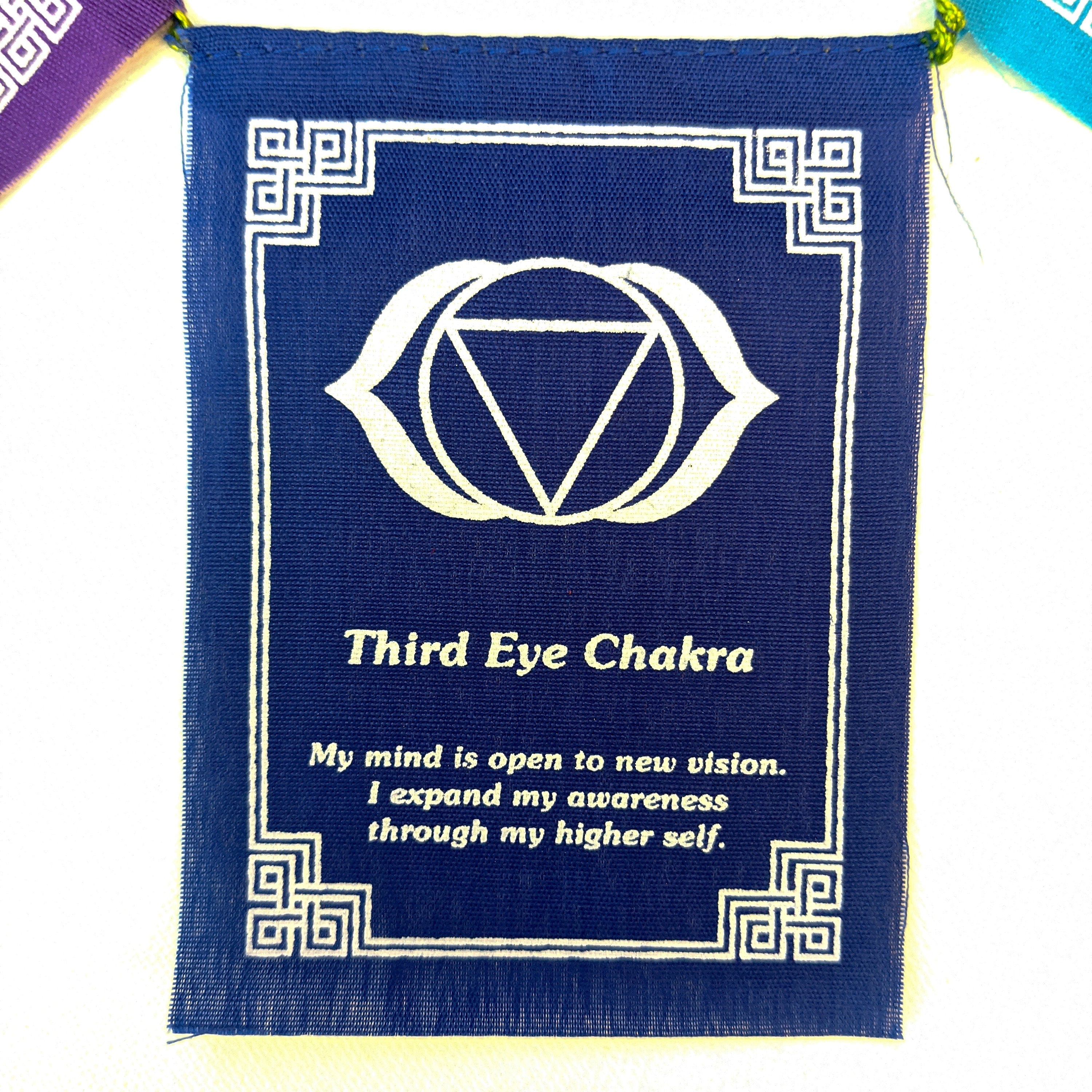 Chakra Prayer Flags: Spiritual Home Decor, Yoga Meditation Flags