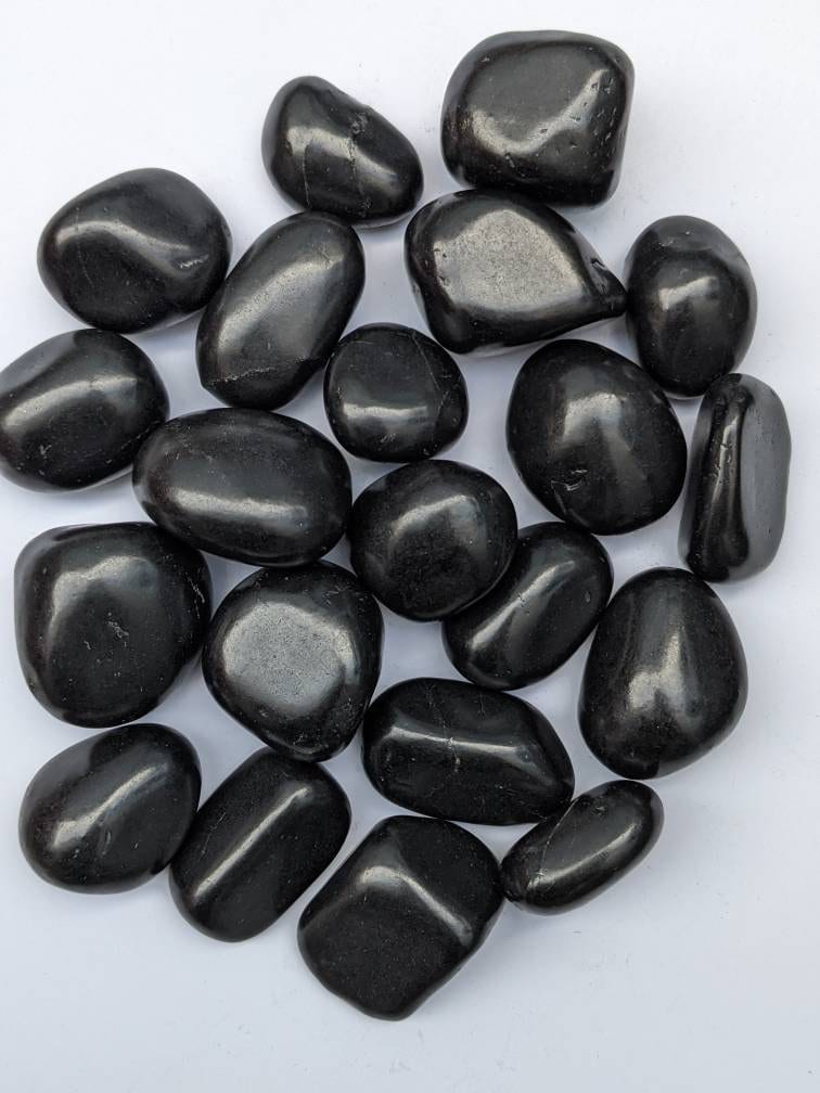 Shungite Tumbled Stone, Large Karelia Shungite