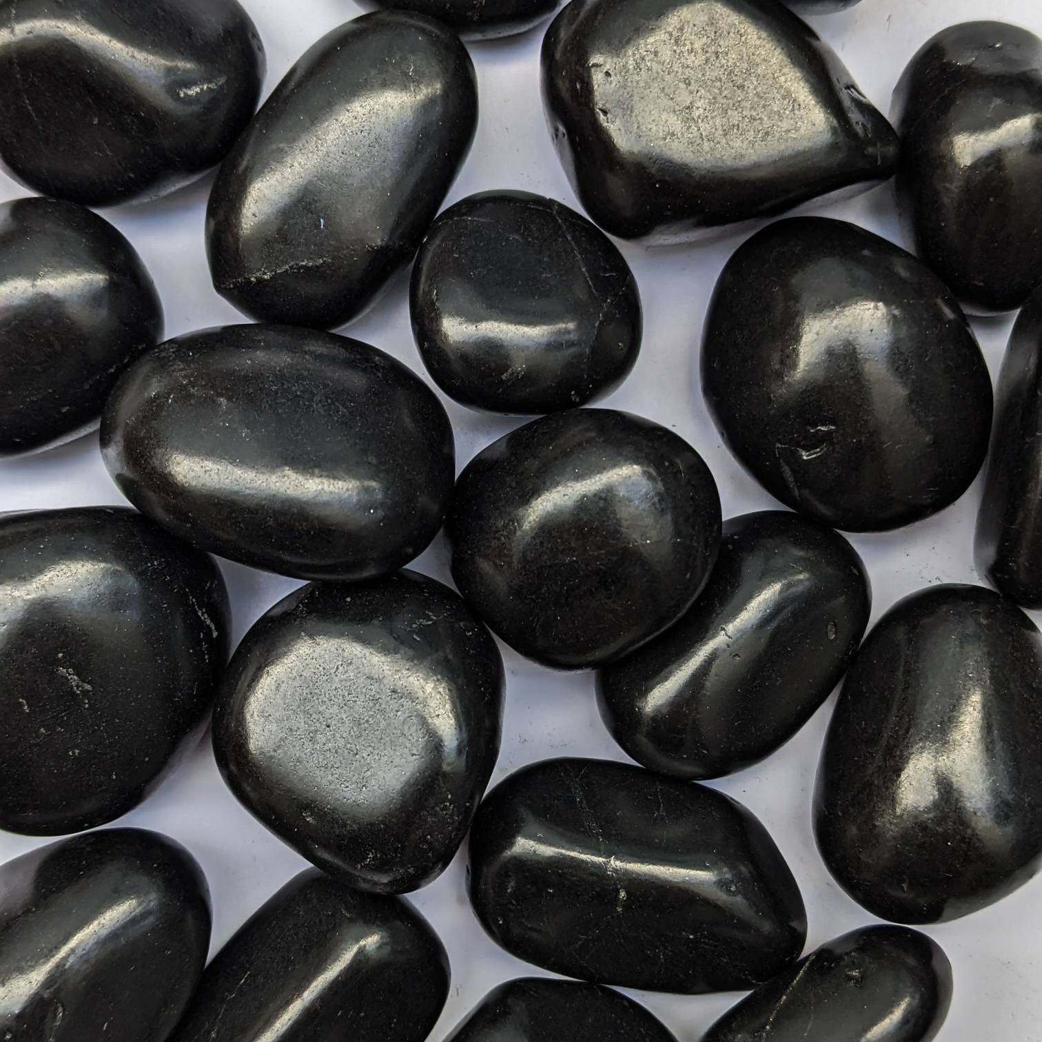 Shungite Tumbled Stone, Large Karelia Shungite