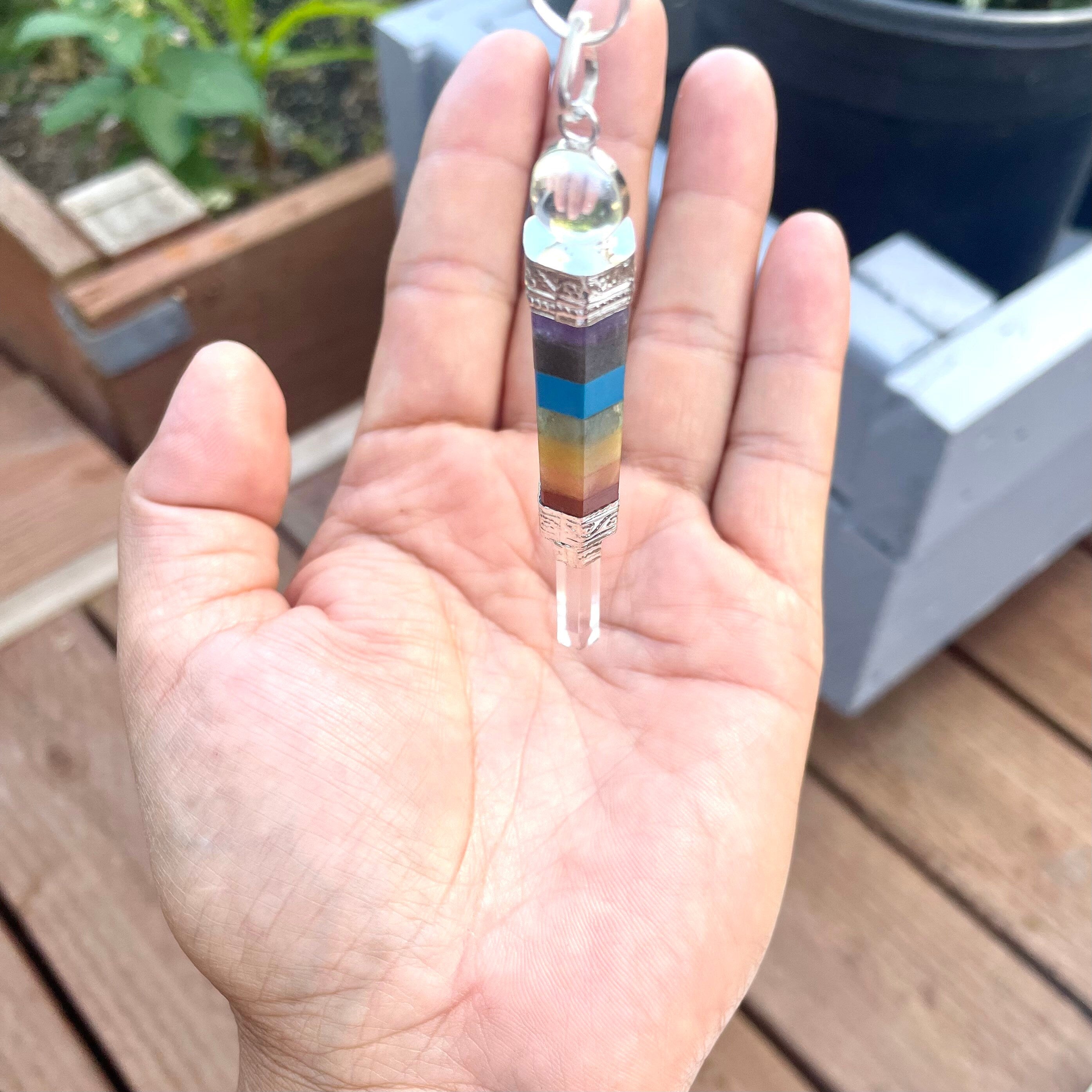 7 Chakra with Crystal pendulum