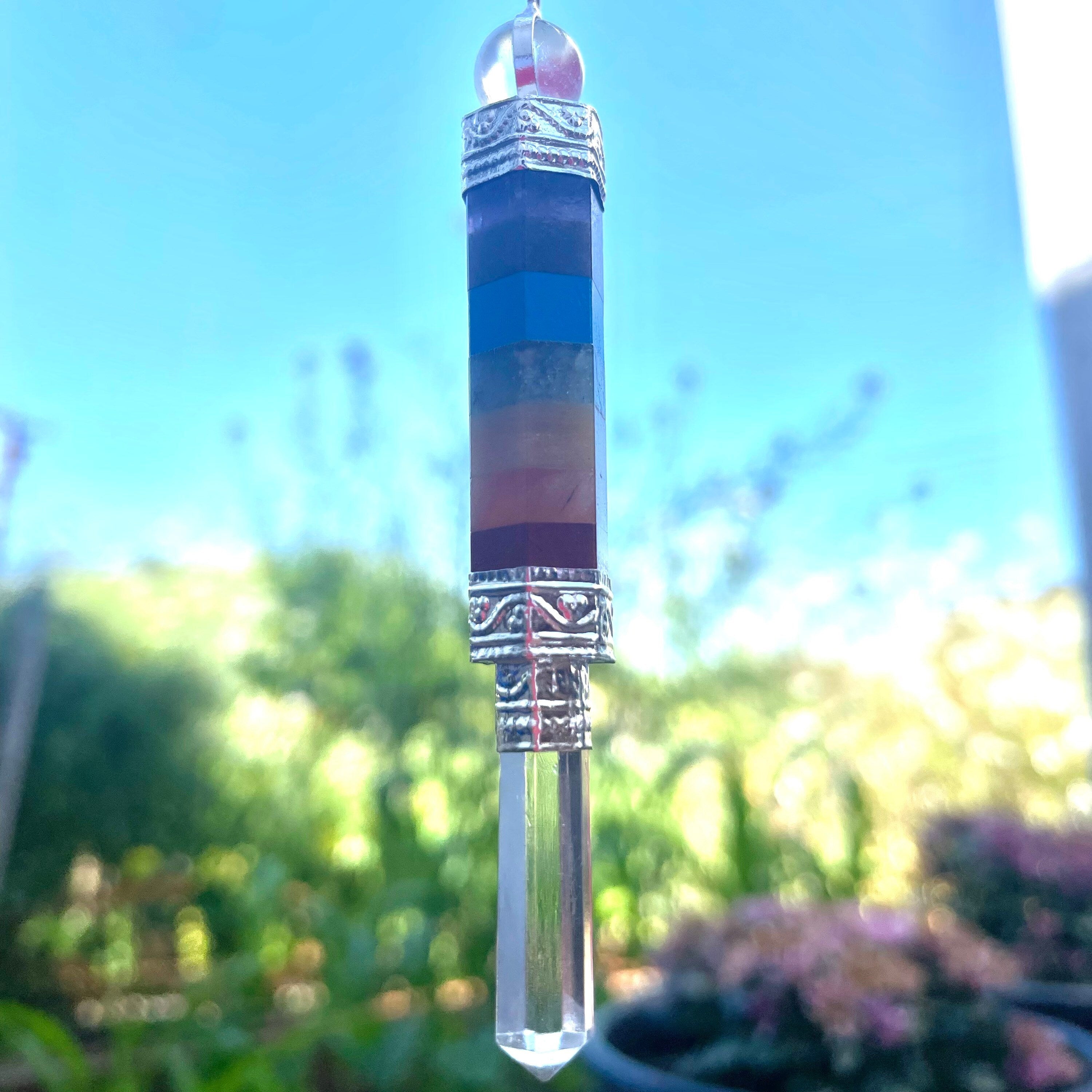 7 Chakra with Crystal pendulum