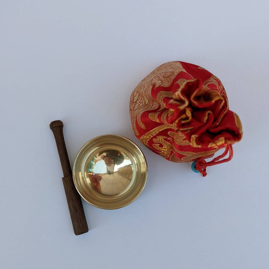 Smallest Tibetan Singing Bowl: 2-inch Heart Chakra Bowl