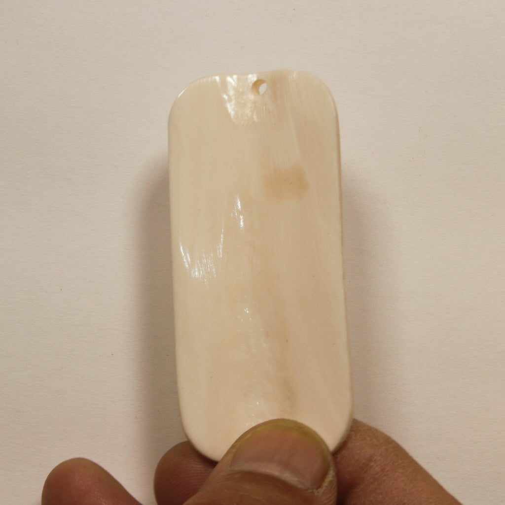 Yak bone Dorje finest work of art pendant button