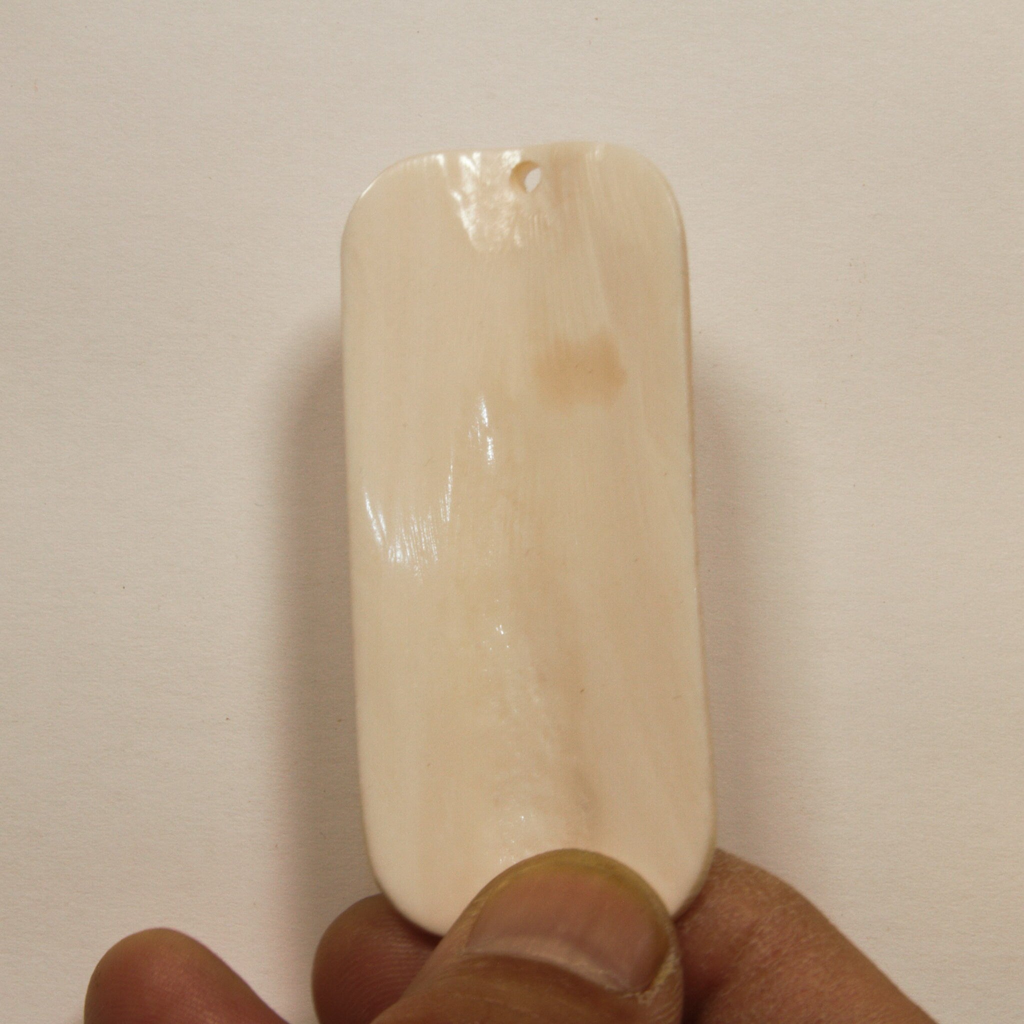 Yak bone Dorje finest work of art pendant button