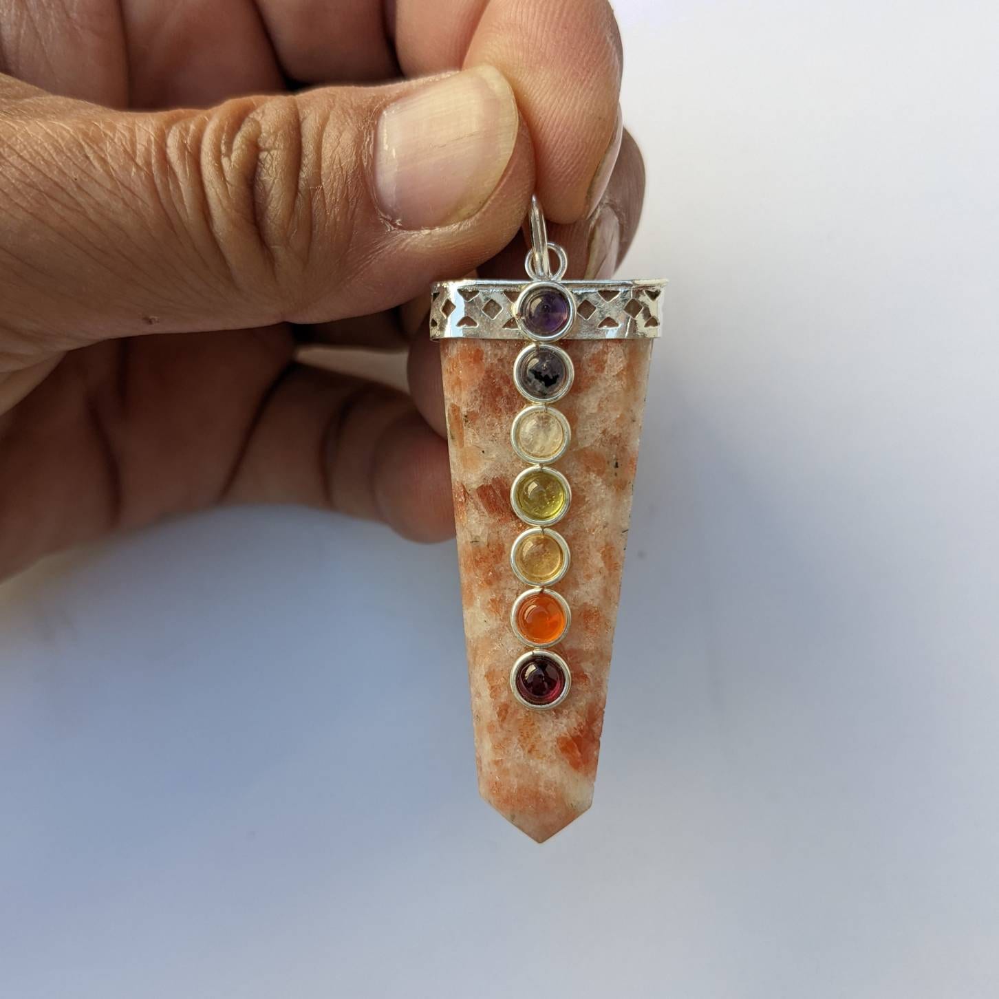 Chakra stone pendant or  necklace