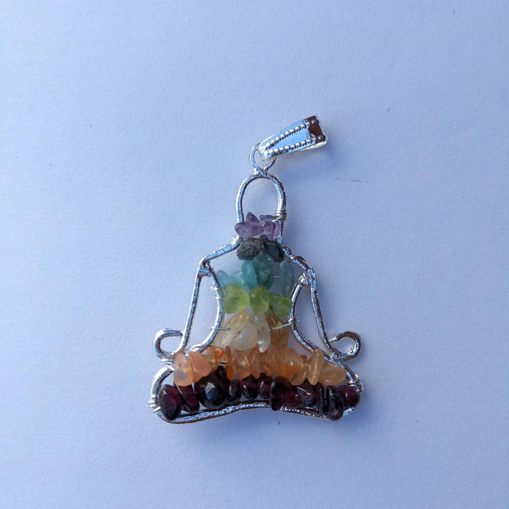CHAKRA Crystal Pendant - yogic charm - Handmade Jewelry, Healing Crystals and Stones