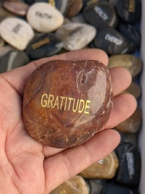Engraved River Rock Word Stones  Single Words, Sold Individually