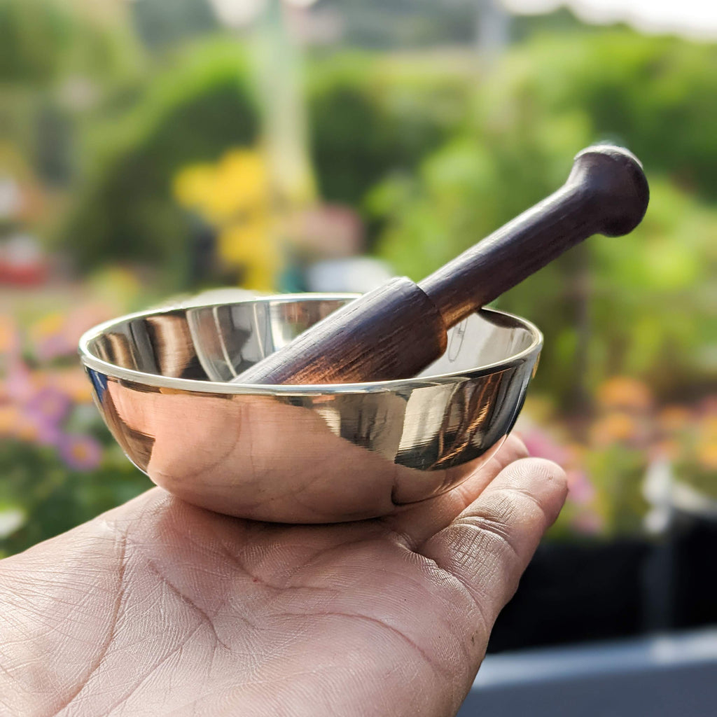 Beginner Tibetan Singing Bowl: Crown Chakra Healing, 3.5 inch