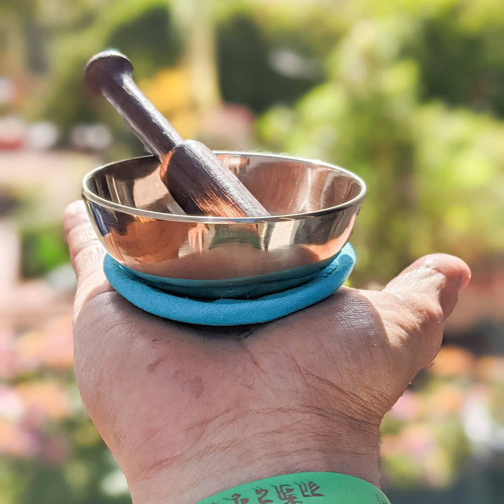 Beginner Tibetan Singing Bowl: Crown Chakra Healing, 3.5 inch