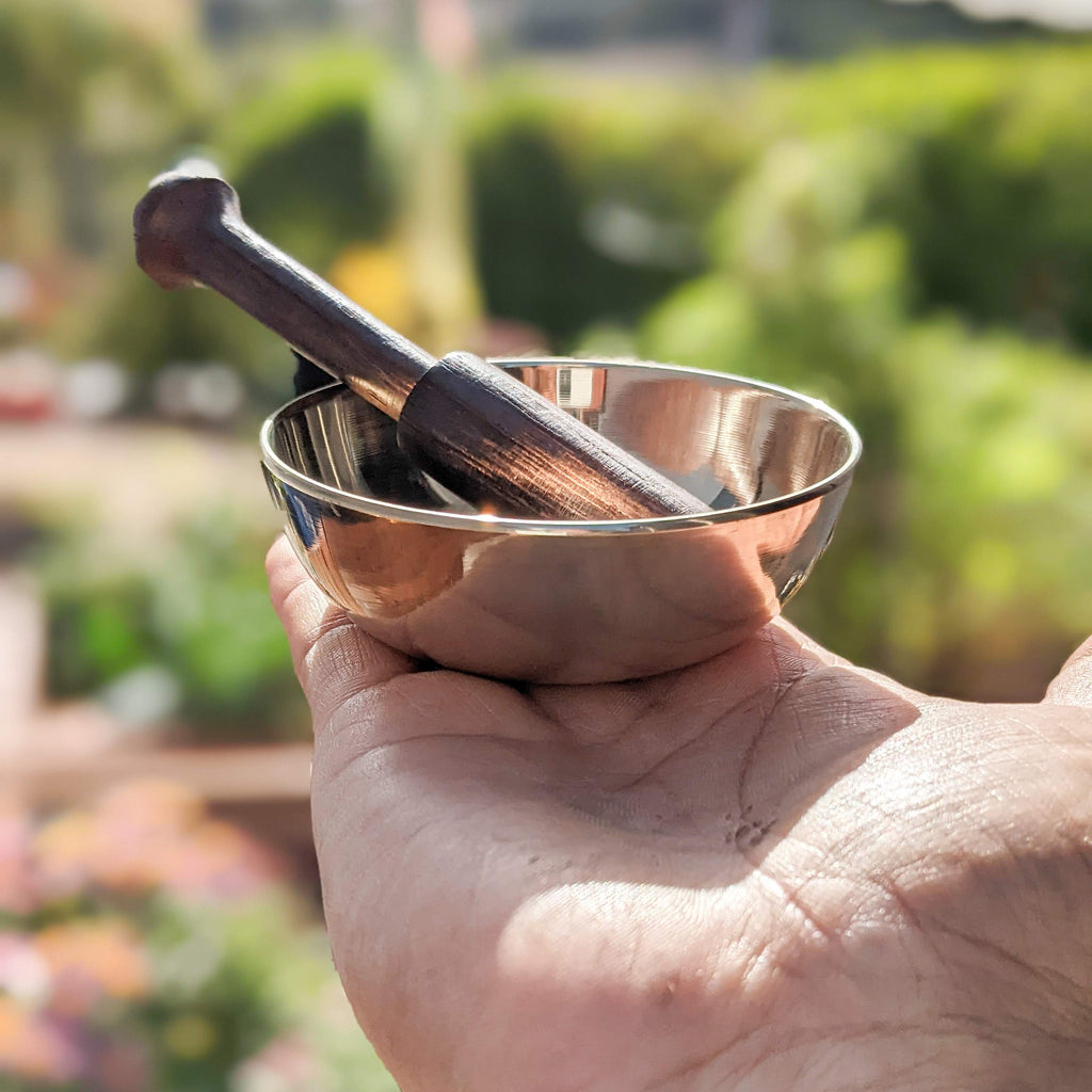 Beginner Tibetan Singing Bowl: Crown Chakra Healing, 3.5 inch