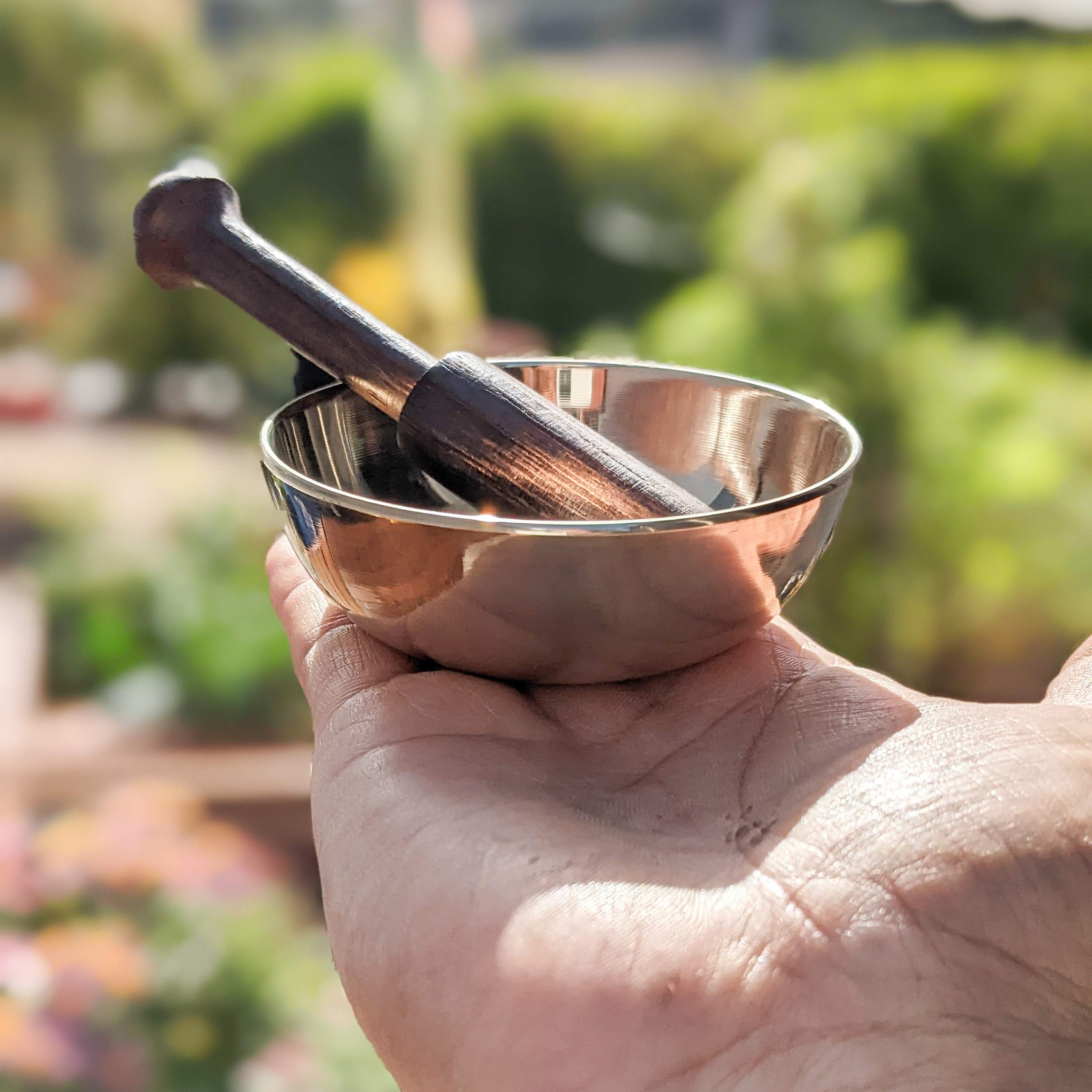 Beginner Tibetan Singing Bowl: Crown Chakra Healing, 3.5 inch