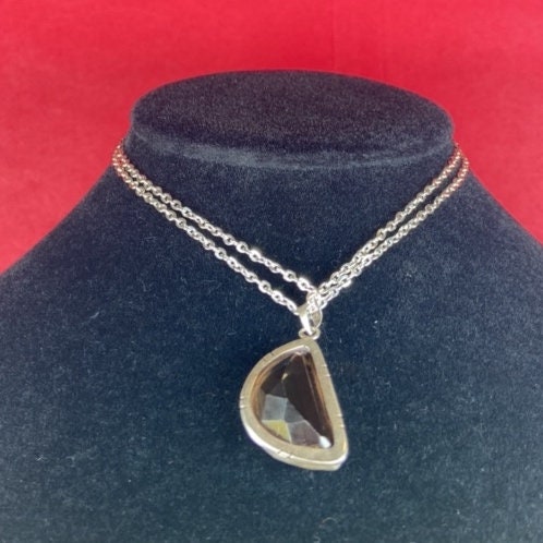 Handmade Amethyst 925 Sterling Silver Pendant - 3x2cm