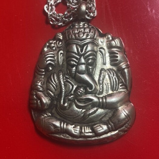 P3/49 - Ganesh Silver Pendant (T12-049)