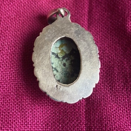 Turquoise gemstone Necklace (T1101-006.5)