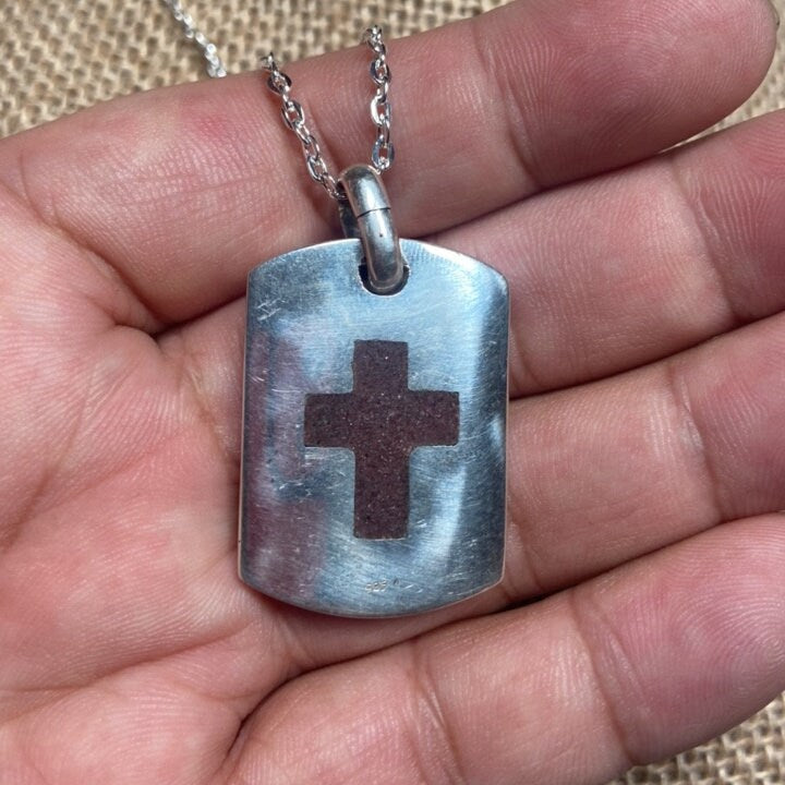 Silver Cross Pendant(T1103-003.3)