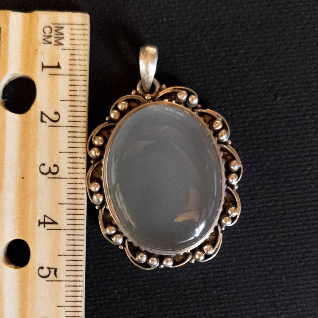 Handmade Moonstone Pendant: 925 Sterling Silver Gemstone Necklace