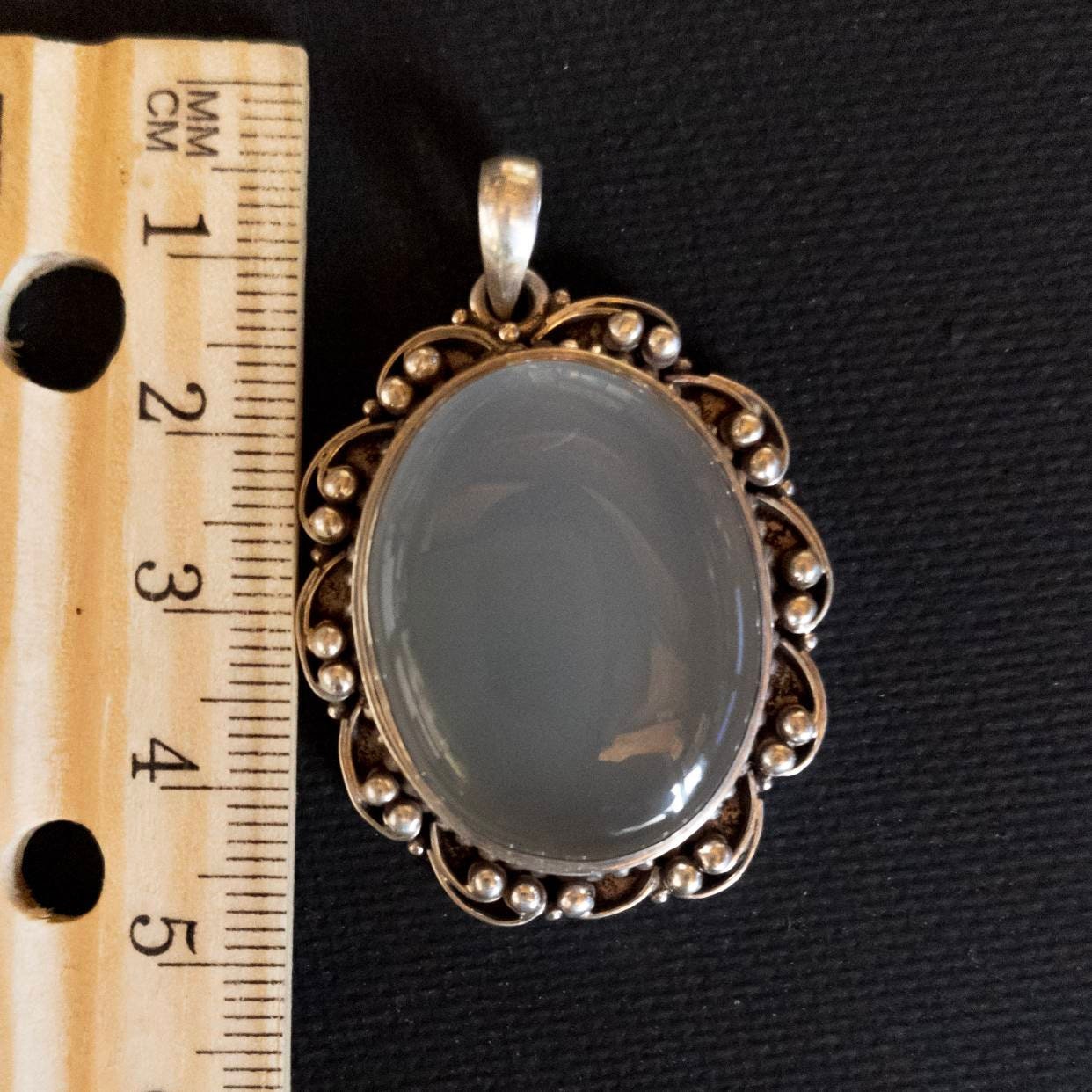 Handmade Moonstone Pendant: 925 Sterling Silver Gemstone Necklace