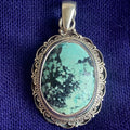 Turquoise gemstone Necklace (T1101-006.5)