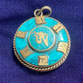 P4/5-Tibetan Pendant Necklace-Tibetan Om (T12-2/5)