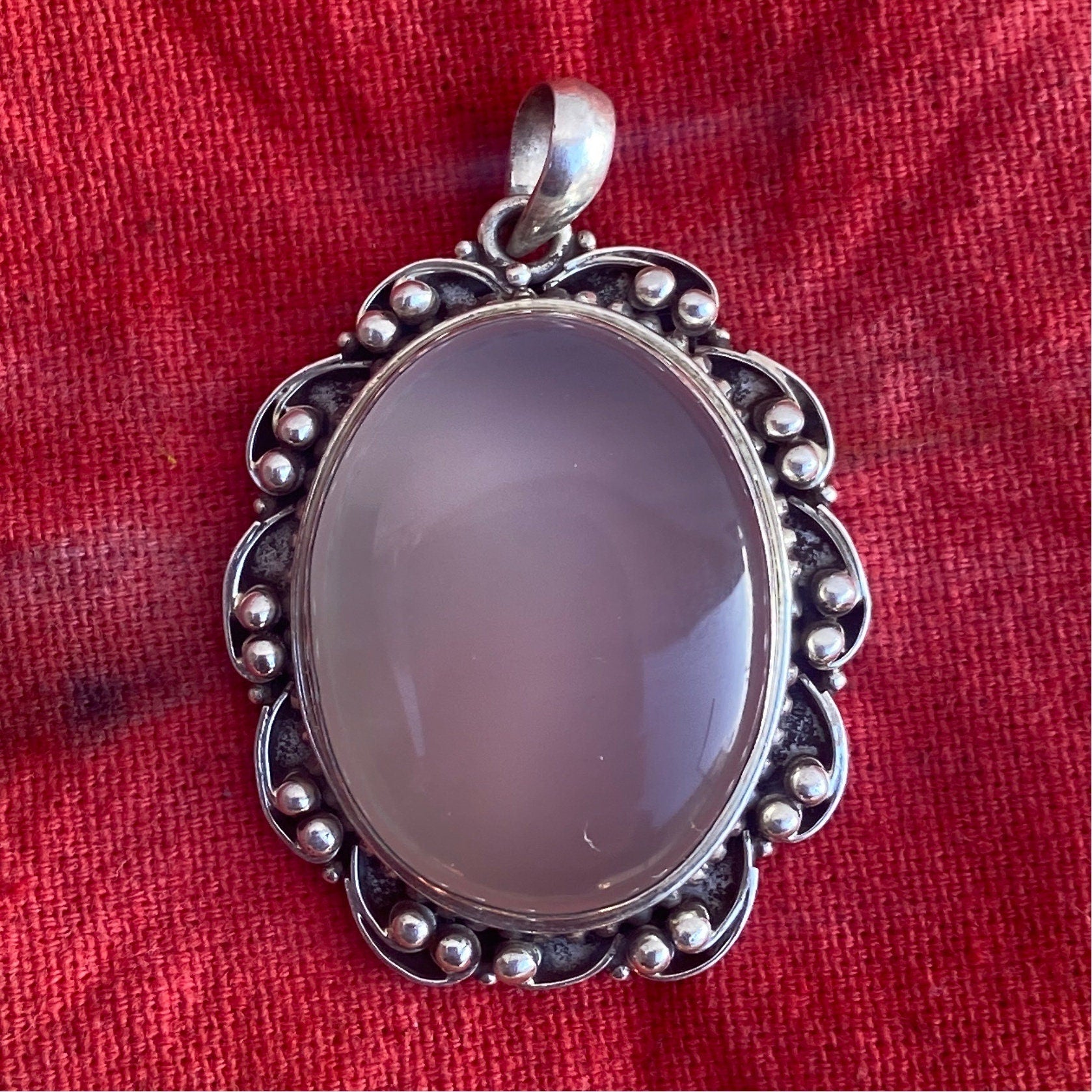 Handmade Moonstone Pendant: 925 Sterling Silver Gemstone Necklace