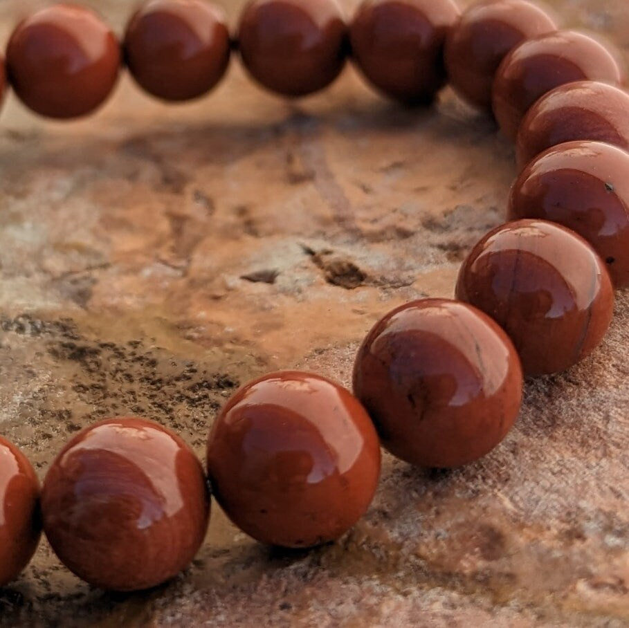 Red Jasper 8mm Semi-Precious Gemstones