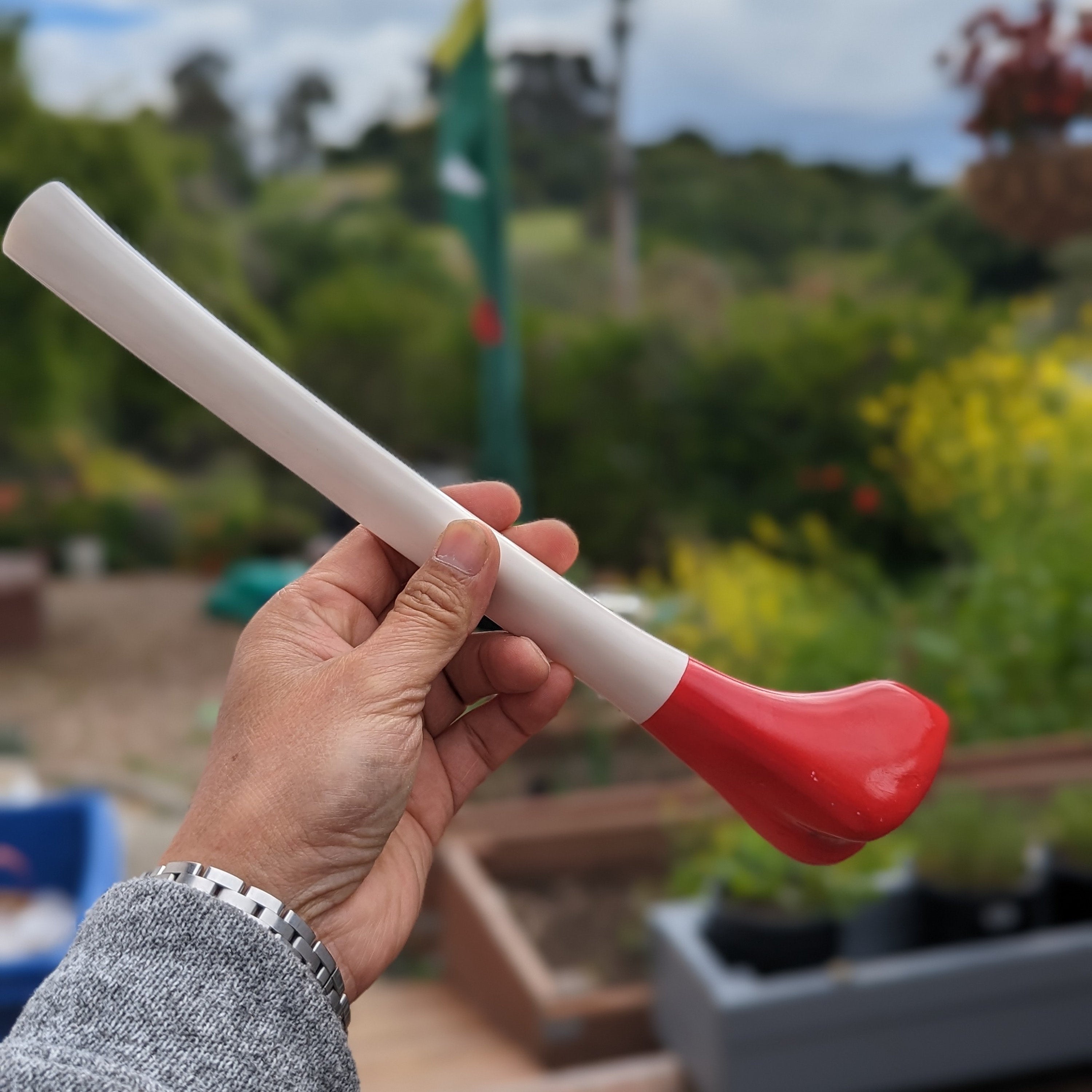 Kangling 12" inches  Epoxy Resin/ Boutique Tibetan Bone Flute/ Tantric Dharma Equipment/ Wind Instrument