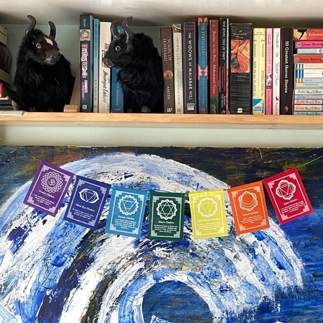 Chakra Prayer Flags: Spiritual Home Decor, Yoga Meditation Flags