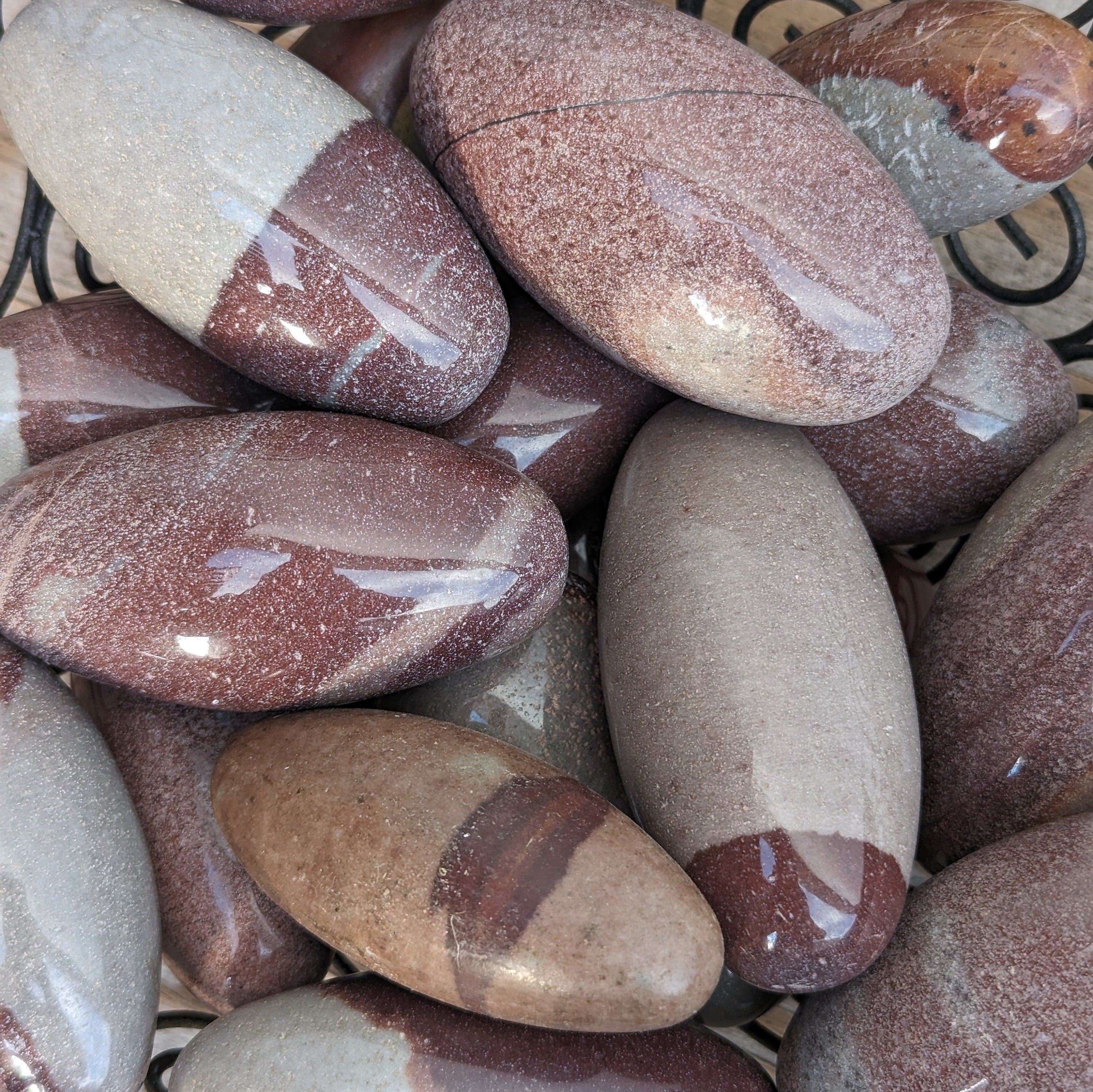 True Shiva Lingam Stone: Sacred Narmada River Rock