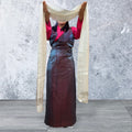 Tibetan Silk Khata Scarf: Auspicious Offering Scarf (2x8 ft)