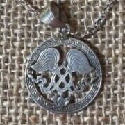 All-powerful Wheel:(Silver Pendant of Auspicious symbol) (T1102-004.9)