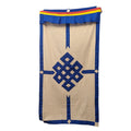 Tibetan Door Curtain: Auspicious Knot Silk Doorway Cover