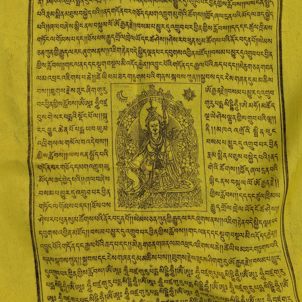 Extra Large Tibetan Prayer Pole Flags: Outdoor Buddhist Sutras