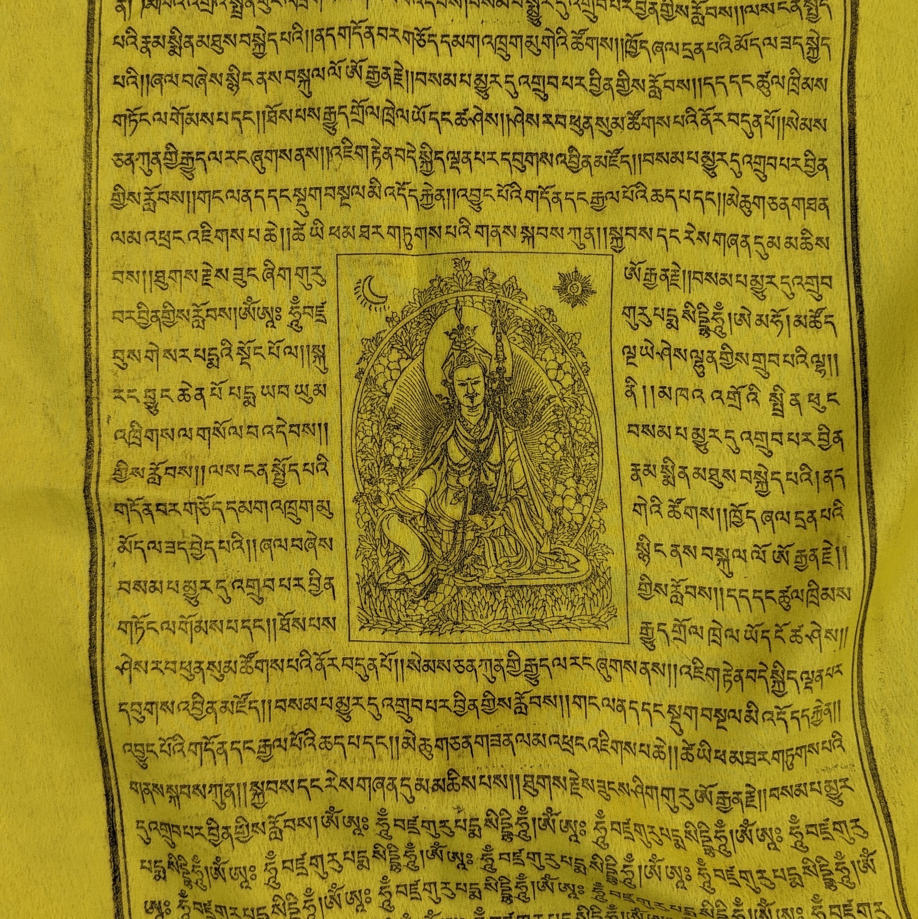 Extra Large Tibetan Prayer Pole Flags: Outdoor Buddhist Sutras