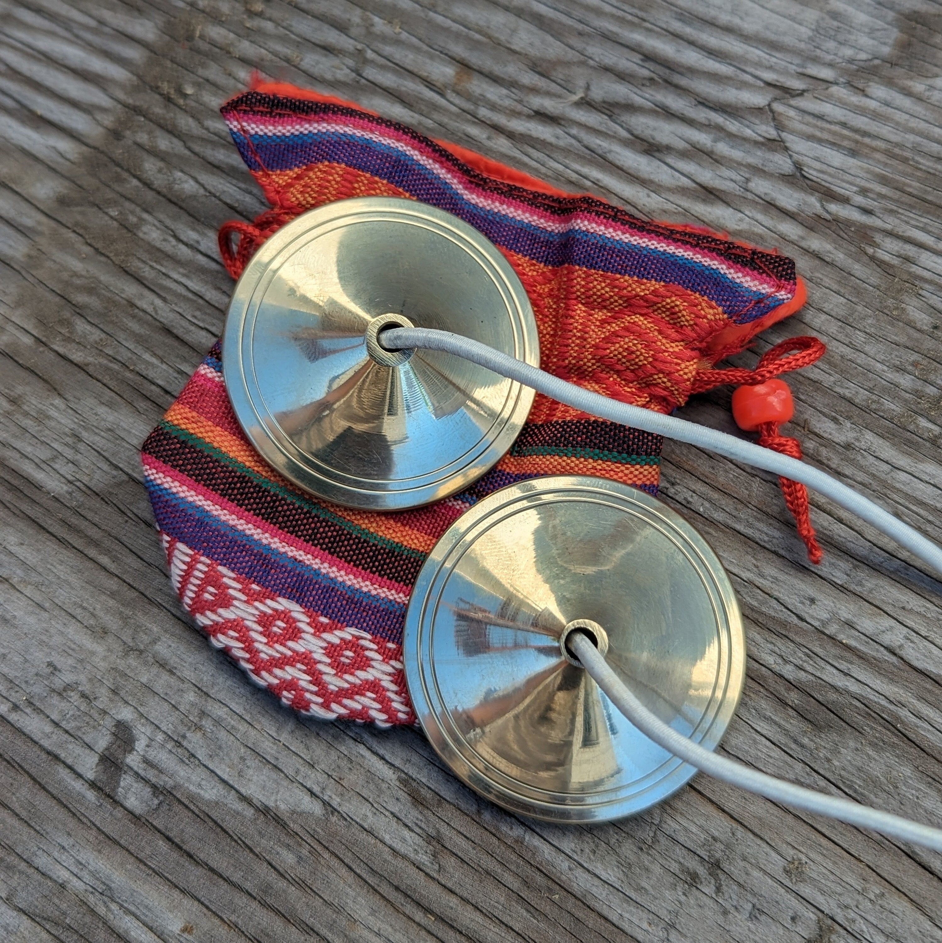 The smallest or Mini Tingsha, produces loud and clear sound