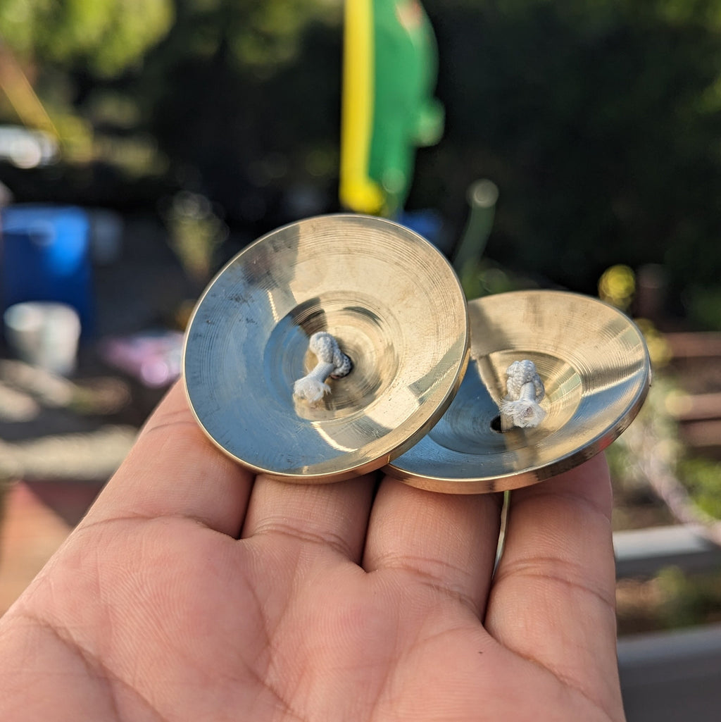 The smallest or Mini Tingsha, produces loud and clear sound