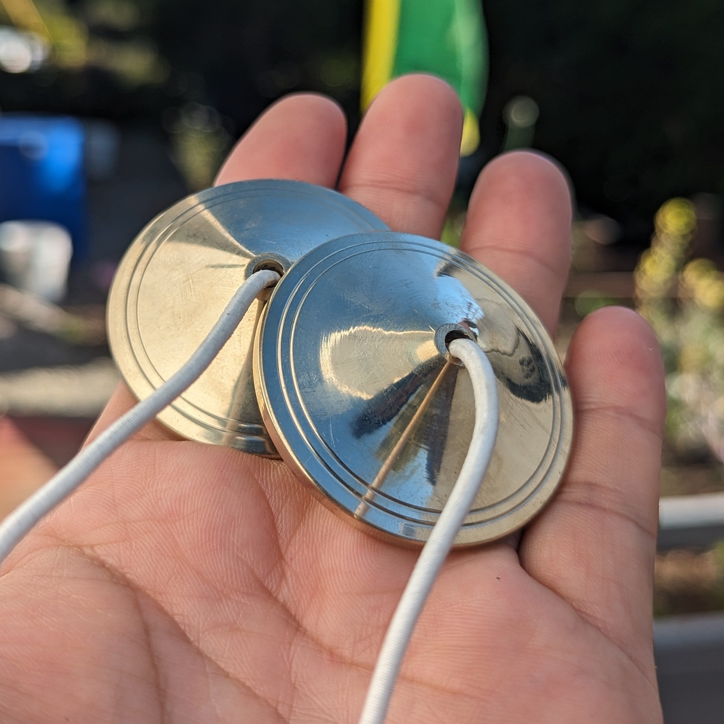 The smallest or Mini Tingsha, produces loud and clear sound