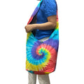 Tie Dye Cotton Shoulder Bag: Vibrant Sunburst Crossbody
