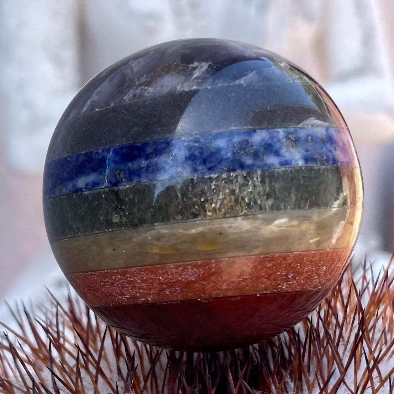7 Chakra Orgone Pyramid, EMF Protection, Energy Generator, Meditation Gift