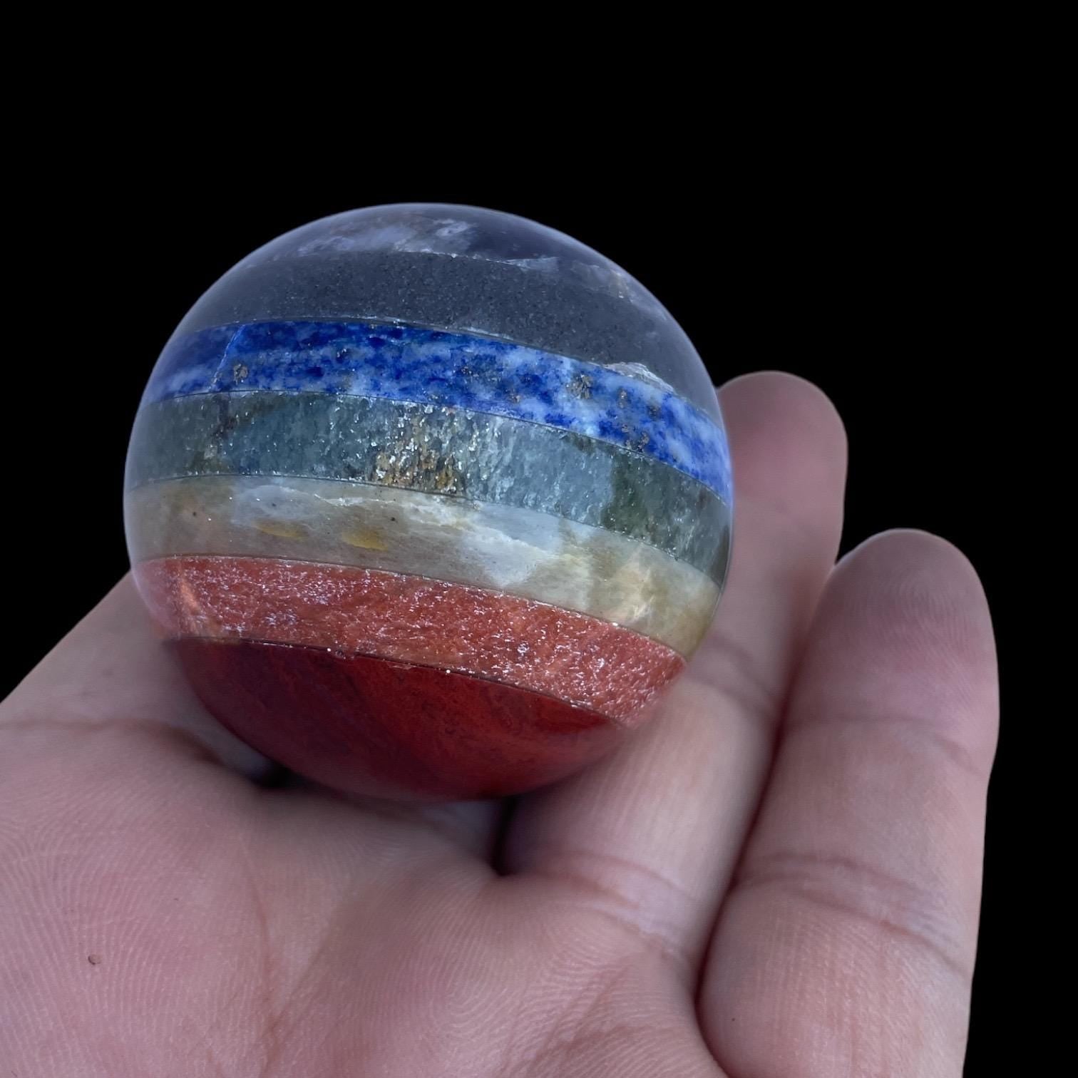 7 Chakra Orgone Pyramid, EMF Protection, Energy Generator, Meditation Gift