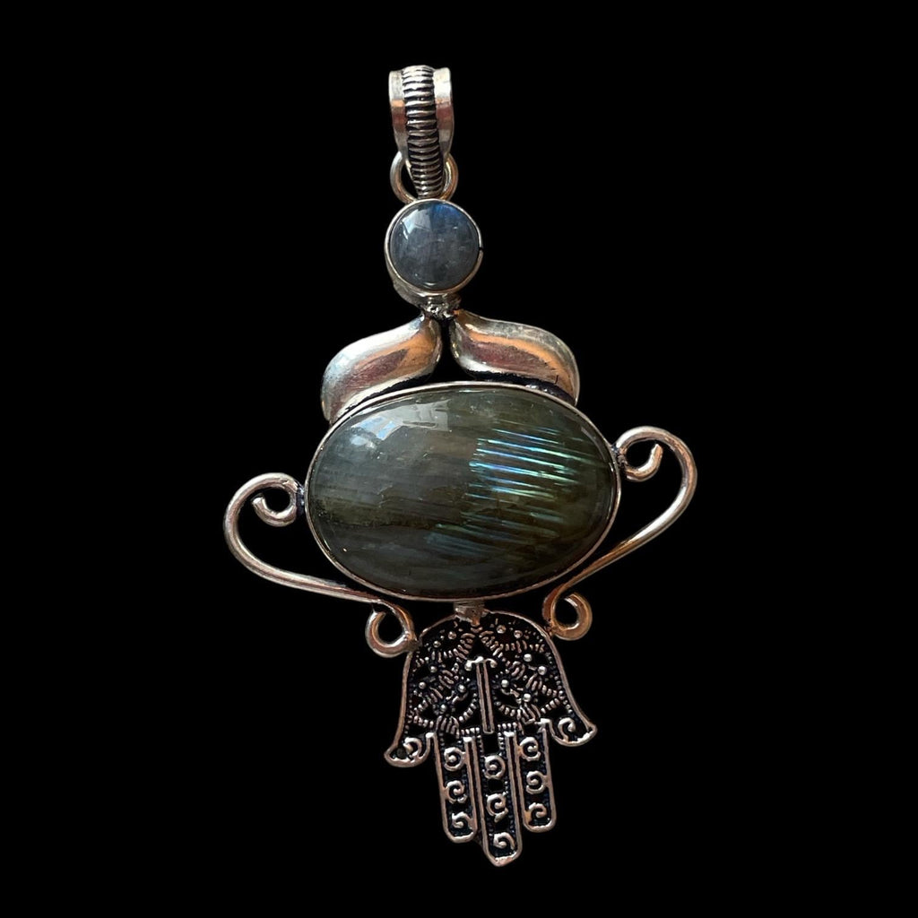 P3/39 - Labradorite Gemstone Handmade 925 Sterling Silver Jewelry Pendants (T12-039)