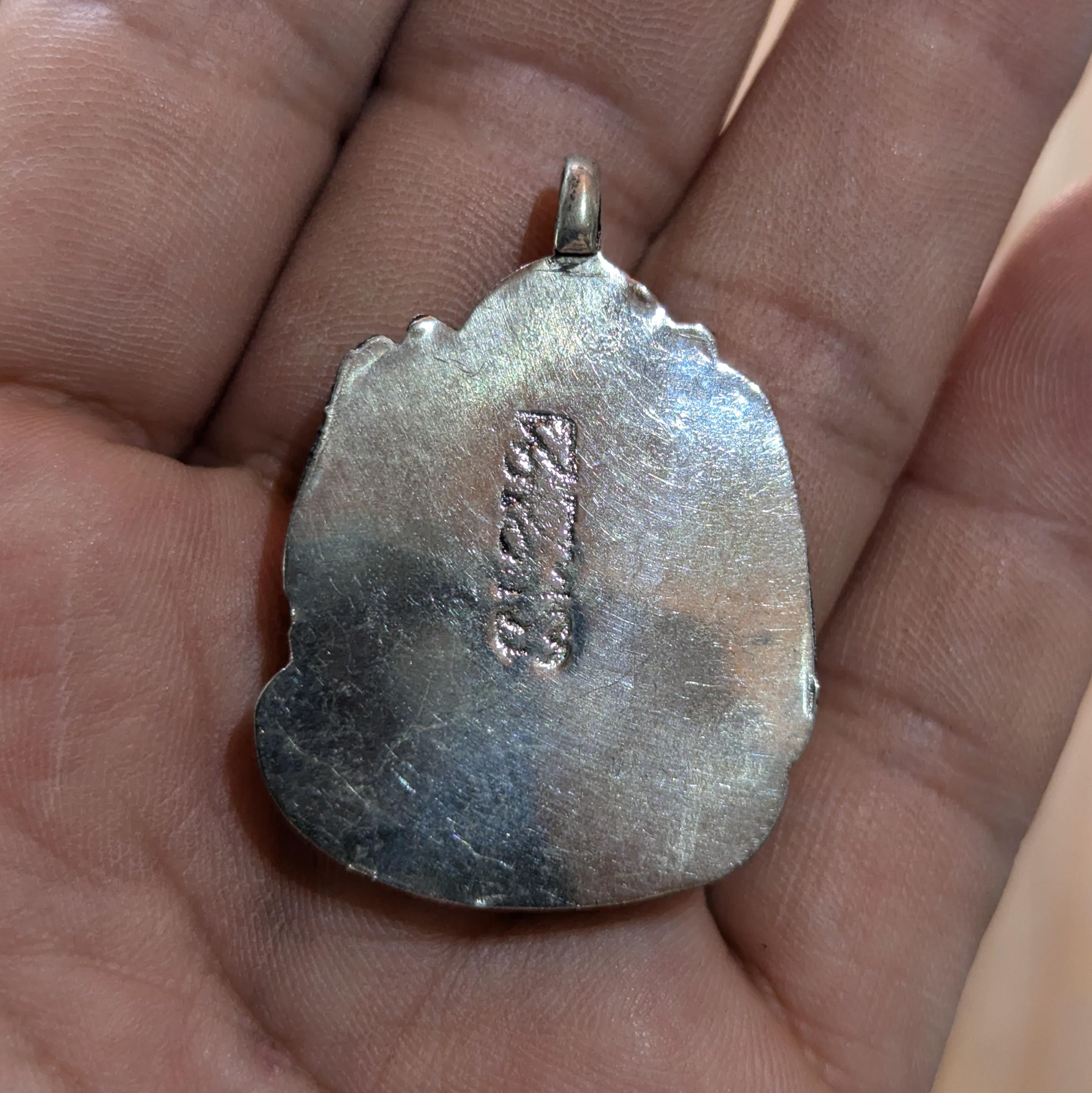 P3/49 - Ganesh Silver Pendant (T12-049)
