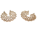 Handmade Brass Mandala Earrings, Bohemian Style